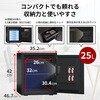 A125R3WRBLACK 耐火・耐水デザイン金庫 クリスタルシリーズ diplomat(ディプロマット) 22925674