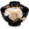 木製 吸物椀 黒漆塗/桐 磨蒔絵 木 福井クラフト