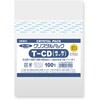 B T-CDヨコ OPP袋 クリスタルパック T(テープ付き ボディタイプ) HEIKO 23378346