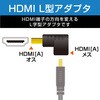 AD-HDAAB02BK HDMI�����A�_�v�^ L���^ �u���b�N �G���R�� 23596213