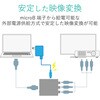 AD-HDCV02 HDMIコンバーター HDMI-RCA(コンポジット) 給電用ケーブル付 エレコム 23596308