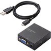AD-HDCV03 HDMIコンバーター VGA-HDMI 給電用ケーブル付 エレコム 23596317