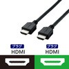 HDMIケーブル 4K対応 ハイスピード イーサネット対応 RoHS ブラック エレコム