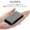 DH-SW31BK/E HDMI切替器 2～4ポート 入力 出力×1 小型 ブラック エレコム 23599004
