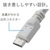 MPA-AMBC2U02WH USBケーブル A-microB USB2.0 2A出力 充電専用 スマートフォン タブレット エレコム 23605934