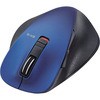 M-XGL10BBBU ワイヤレスマウス Bluetooth 3.0 5ボタン ブルーLED 大きいサイズ 握りやすい 手になじむ EX-G エレコム 23606783