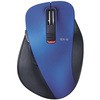 M-XGL10BBBU ワイヤレスマウス Bluetooth 3.0 5ボタン ブルーLED 大きいサイズ 握りやすい 手になじむ EX-G エレコム 23606783