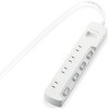 T-E5A-2410WH 電源タップ 延長コード 4個口 2P 個別スイッチ付 省エネ スイングプラグ コンセント エレコム 23609985