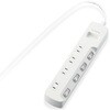 T-E5A-2430WH 電源タップ 延長コード 4個口 2P 個別スイッチ付 省エネ スイングプラグ コンセント エレコム 23610003