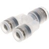 PPW10-8Z チューブフィッティングPP 違径ユニオンワイ PISCO(ピスコ) 23830652