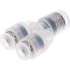 PPW6-4Z チューブフィッティングPP 違径ユニオンワイ PISCO(ピスコ) 23830677