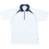E-style 男女兼用ジップアップポロシャツ UZT289EA 明石スクールユニフォームカンパニー