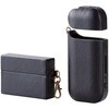 ET-IQHSLC1BK IQOS ケース アイコス専用 ソフトレザーカバー タバコケース付 エレコム 24780203