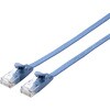 LD-GF2/BU1 LANケーブル CAT6 ギガビット フラット 厚さ約1.38mm スリムコネクタ RoHS ブルー エレコム 24780447