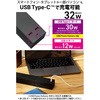 ECT-23325BK d^bv (RZg~3 Type-C~1 USB-A~2) PDΉ tbgp[ct GR 24822974