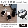 AW-41BDFBPN アップルウォッチ バンド SE 8 7 6 5 4 3 2 1 [41mm 40mm 38mm] ファブリック 面ファスナー式 エレコム 24823200