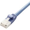 LD-CTT/BU1/RS2 LANケーブル CAT5e 簡易パッケージ ストレート 爪折れ防止 エレコム 24823489