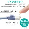 LD-GPT/BU1/RS2 LANケーブル CAT6 簡易パッケージ ストレート 爪折れ防止 エレコム 24823577