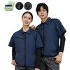 空調半袖ジャケット、ブラシレスファン&モバイルバッテリーセット+長袖コンプレッションウェア付 STATUSUNI(ステータスユニ)