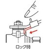 BAV-LSF25A ロック機構付きボールバルブ(400型・青銅) TRUSCO 24940599