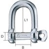 Dシャックル(SUS316L製) Wichard