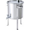 蛇口付密閉容器 空気抜・平鋼脚付 MONOVATE(日東金属工業)