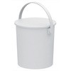 FERMA-15×2 WH 【2個組み】座れるフタ付きバケツ be worth style(ビーワーススタイル) 25192398