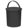 FERMA-15×2 BK 【2個組み】座れるフタ付きバケツ be worth style(ビーワーススタイル) 25192416