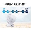 3R-SKR03 上下左右首振り サーキュレーター 風量12段階 最大風速7.5m/s DCモーター リモコン付 適用畳数32畳 スリーアールソリューション 25247558