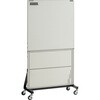 TUR-72C ライトパンチングパネル パネリーナ W900×405×1705 全面パネル キャスター付 TRUSCO 25258505
