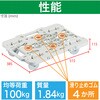 MPK-500N-W 連結式ルートバン メッシュタイプ 515X385 ナイロン車輪 白 TRUSCO 25260745
