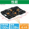 MPK-600N-BK 連結式ルートバン メッシュタイプ 615X415 ナイロン車輪 TRUSCO 25260779
