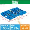 MPK-600NJS-B 連結式ルートバン メッシュタイプ 615X415 ナイロン車輪 4輪自在 ストッパー付 TRUSCO 25260849