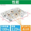 MPK-600NJS-W 連結式ルートバン メッシュタイプ 615X415 ナイロン車輪 4輪自在 ストッパー付 白 TRUSCO 25260885