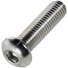 B128-0406 六角穴付ボタンボルト(ステンレス・全ねじタイプ) TRUSCO 25264114