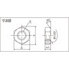 S090-0003 六角ナット(3種・スチール) ヘキサゴンパック入り TRUSCO 57579849