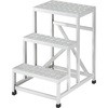 アルミ製溶接一体構造型作業台 三段縞板タイプ(完成品) TRUSCO