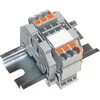 SPTB24A-2-3P スプリング式端子台2線式 電線サイズ0．25～2．5 TRUSCO 25269547
