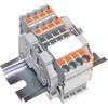SPTB24A-3-4P スプリング式端子台3線式 電線サイズ0．25～2．5 TRUSCO 25269608