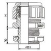TM2518BRL-EMC-R EMCケーブルグランド TRUSCO 25272584