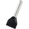FTT1512-BK フェルール圧着端子 絶縁スリーブ付き ツインタイプ 1．5-12 100個入 TRUSCO 25274989