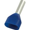 FTT2510-BL フェルール圧着端子 絶縁スリーブ付き ツインタイプ 2．5-10 100個入 TRUSCO 25274998