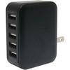 USB-ACアダプタ ミニ 2．4A対応 5ポート 30W 6A対応 MCO