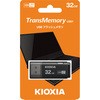 USB3.2Gen1対応USBフラッシュメモリ(ブラック・キャップ式)(旧東芝メモリ) キオクシア(KIOXIA)