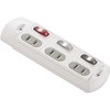 DIYタップ 個別スイッチ付き 3個口 シャッター付き オーム電機