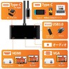 life-055 usb type-c hdmi ϊP[u 4k VGA Audio USB3.0 5in1 xXgAT[ 25691297
