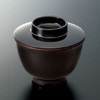 汁椀(蓋)(黒)(汁椀) スリーライン