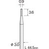 超硬カッター 軸径3mm 円柱 スパイラルカット ミニター