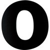マグネット切り文字 数字 ブラック ダイドーハント(大同製鋲所)