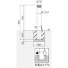 AK105-PK ピラー型シンプルボラード 帝金 25963088